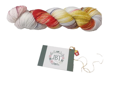 Hand dyed yarn #114 4ply  sw Merino wool & Nylon