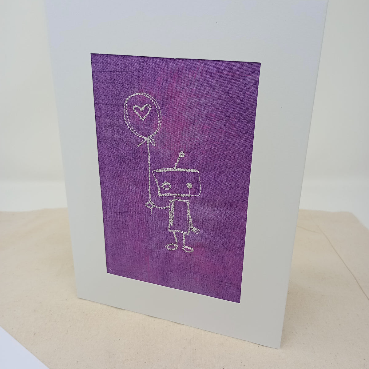 Lonely Robot Greetings Card