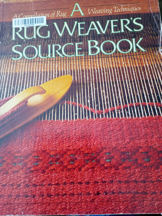 A Rug Weaver's Source Book Linda Ligon Interweave Press damaged