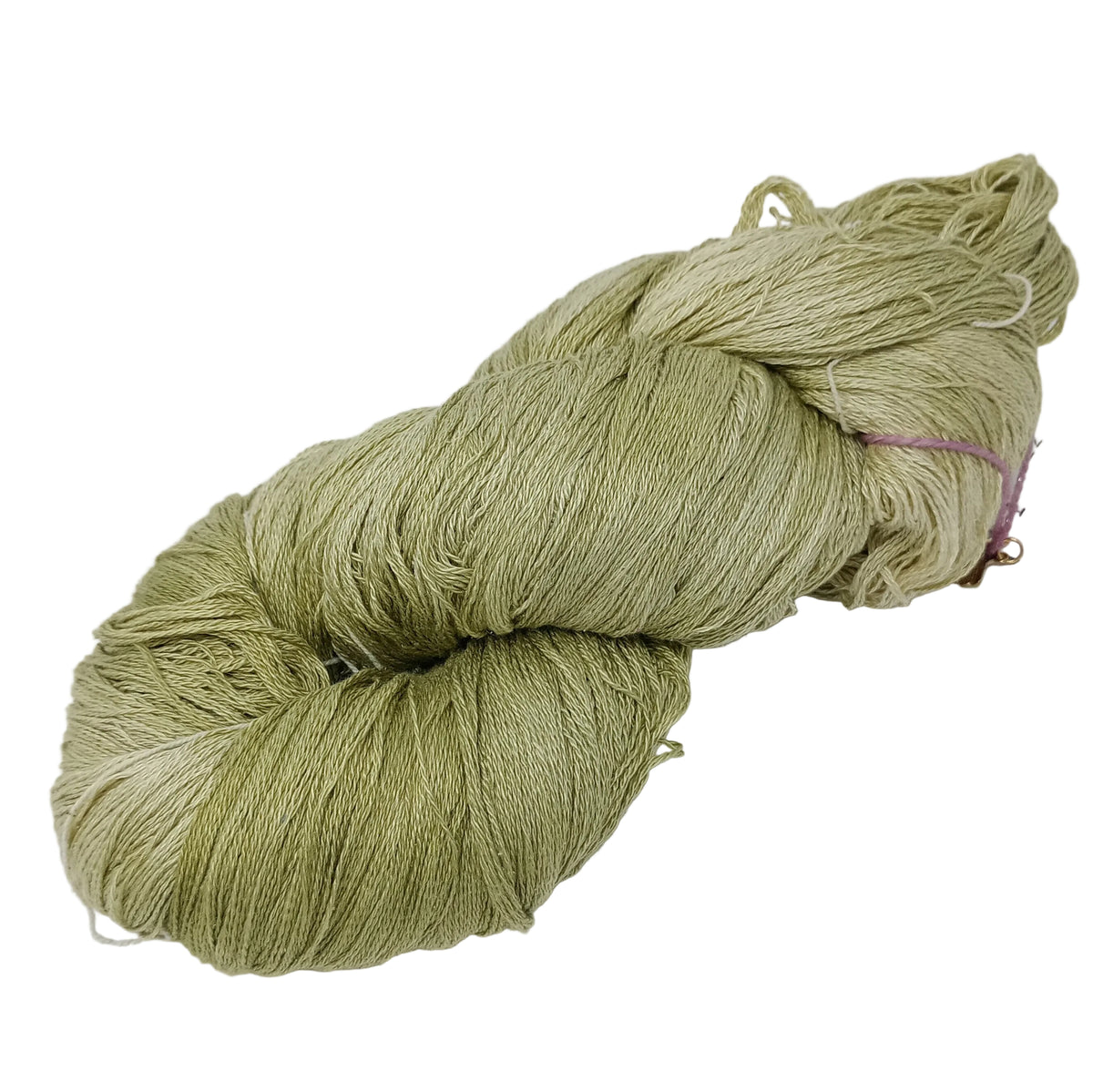 Hand Dyed Mulberry Silk Lace Yarn 200g 2/20nm 1000m per 100g Sage green (Copy)
