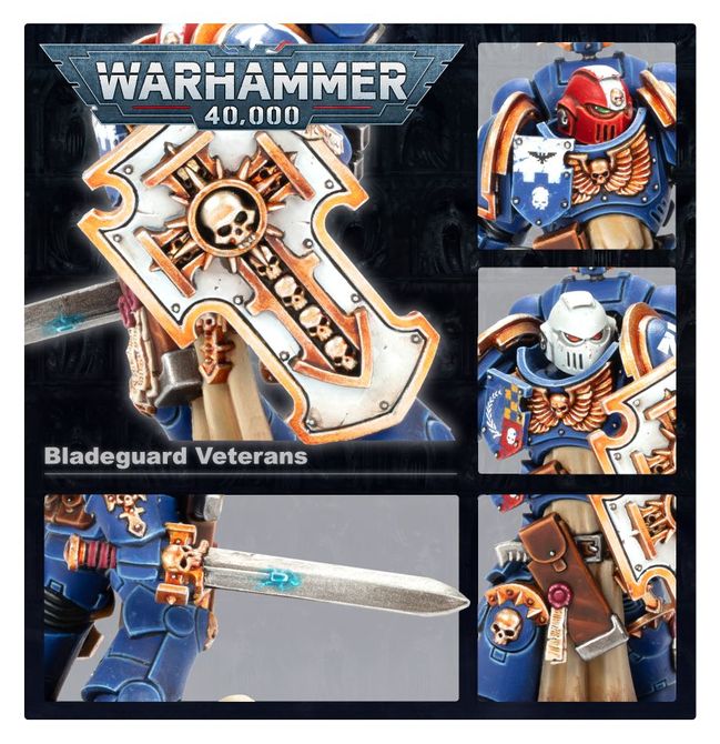 Warhammer 40k Space Marines Bladeguard Veteran Squad