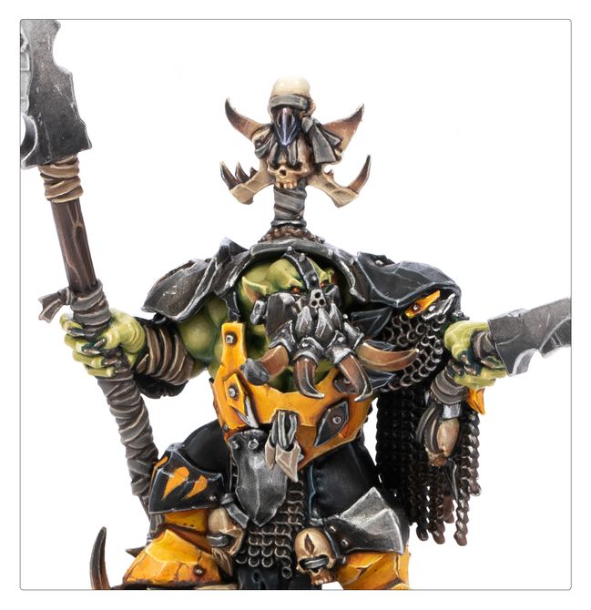 Warhammer age of Sigmar Ironjawz Ardboy Big Boss