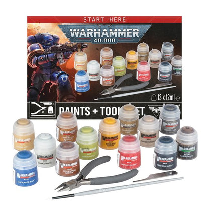 Pre-order Warhammer 40,000: Paint + Tools set