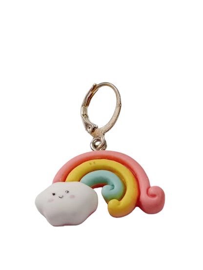 Stitch Marker Smiley Rainbow