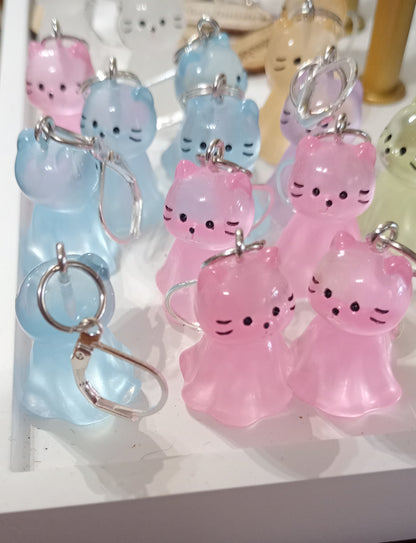 Stitch Marker Kitty Glow in the dark