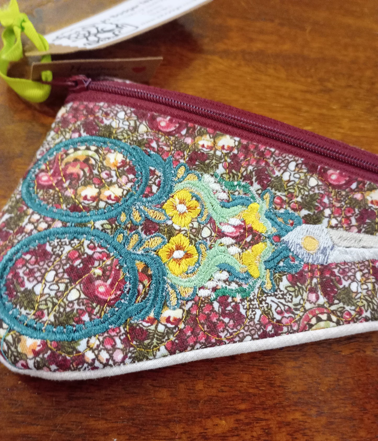 Embroidered Scissors Case