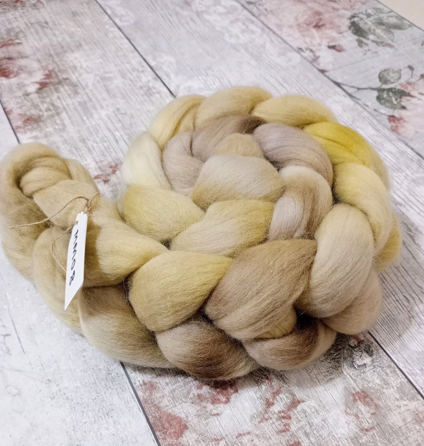 Hand Dyed Merino Wool Top Mushroom Magic 100g MM08
