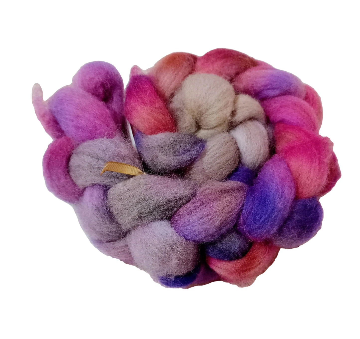 Whitefaced Woodland Hand Dyed Combed Wool Top  100g WW08