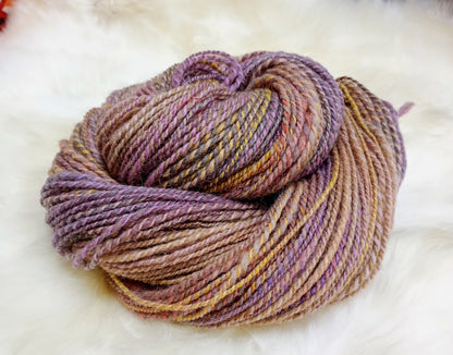 Handspun Yarn Hand Dyed Whitefaced Woodland Wool 90g 200yds DK