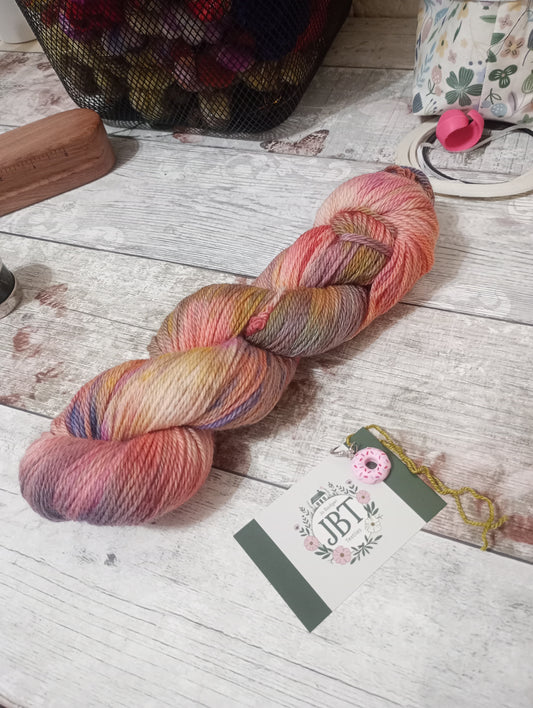 Hand Dyed DK Yarn #112 Falkland Merino wool 100g