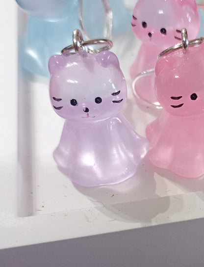 Stitch Marker Kitty Glow in the dark