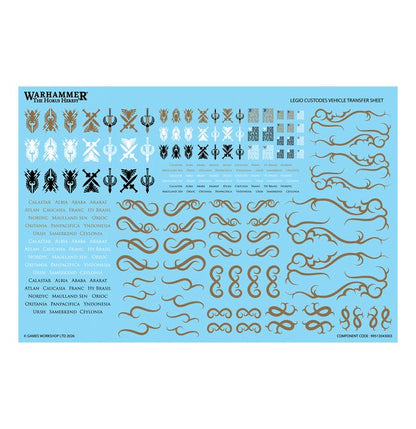 Pre-Order Warhammer The Horus Heresy Legio Custodes Battle Group