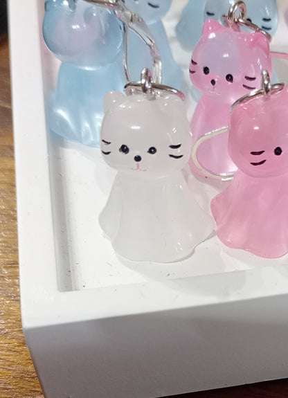 Stitch Marker Kitty Glow in the dark