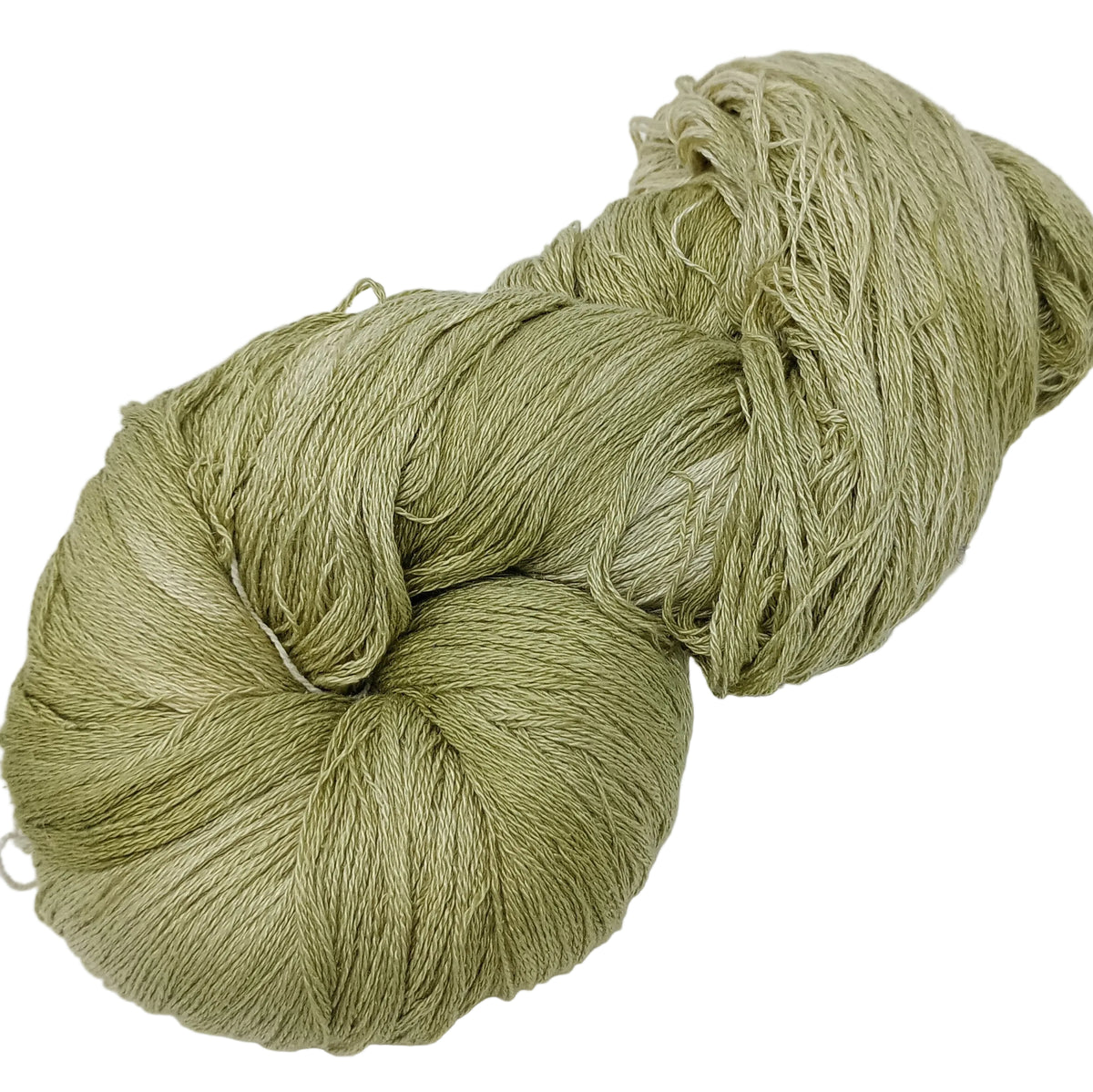Hand Dyed Mulberry Silk Lace Yarn 200g 2/20nm 1000m per 100g Sage green (Copy)