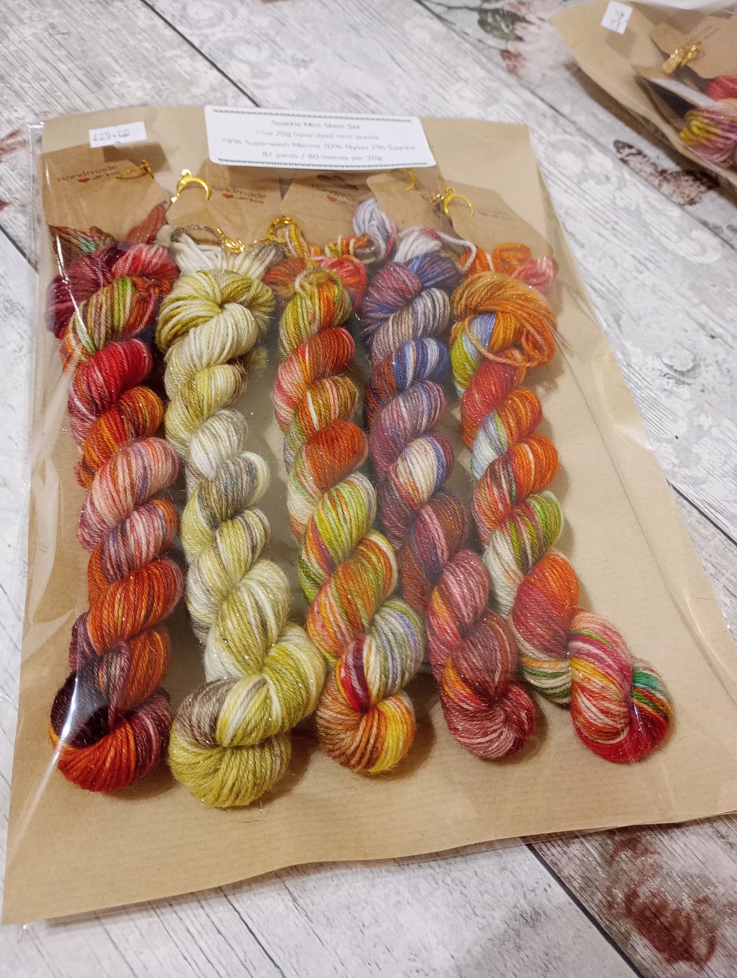 Sparkle mini skein set #4