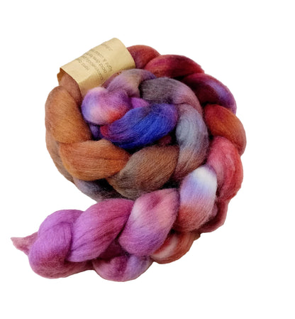 Hand Dyed Merino Wool Top 100g MT68