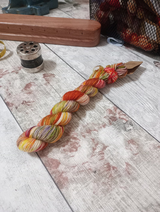 Hand dyed 4ply mini Skein 20g Sparkle #2