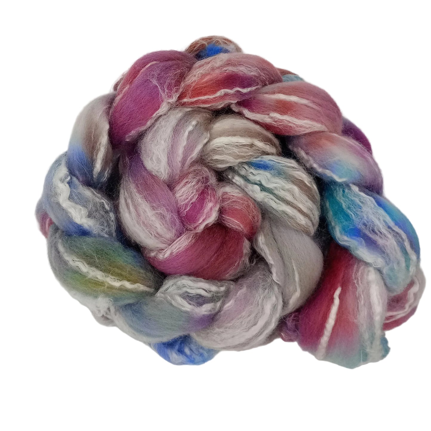 Hand Dyed Merino & Bamboo Wool Top 100g #5