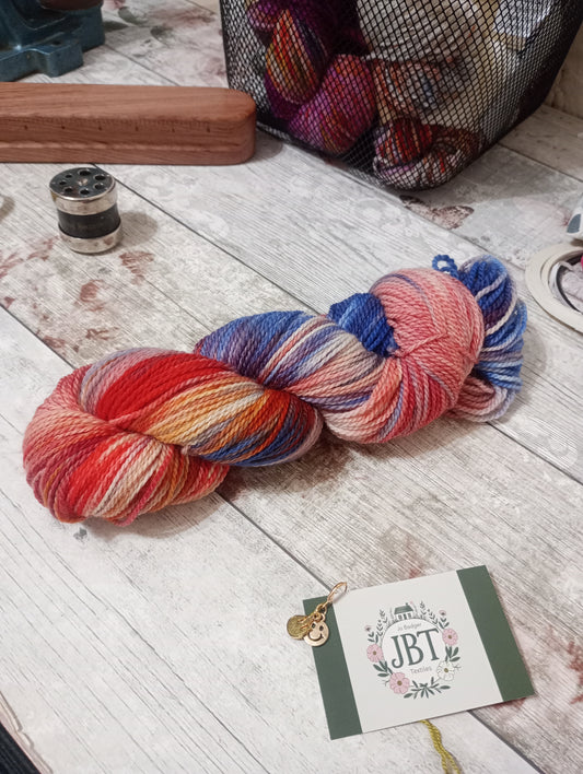 Hand dyed yarn #116 4ply  sw Merino wool & Nylon