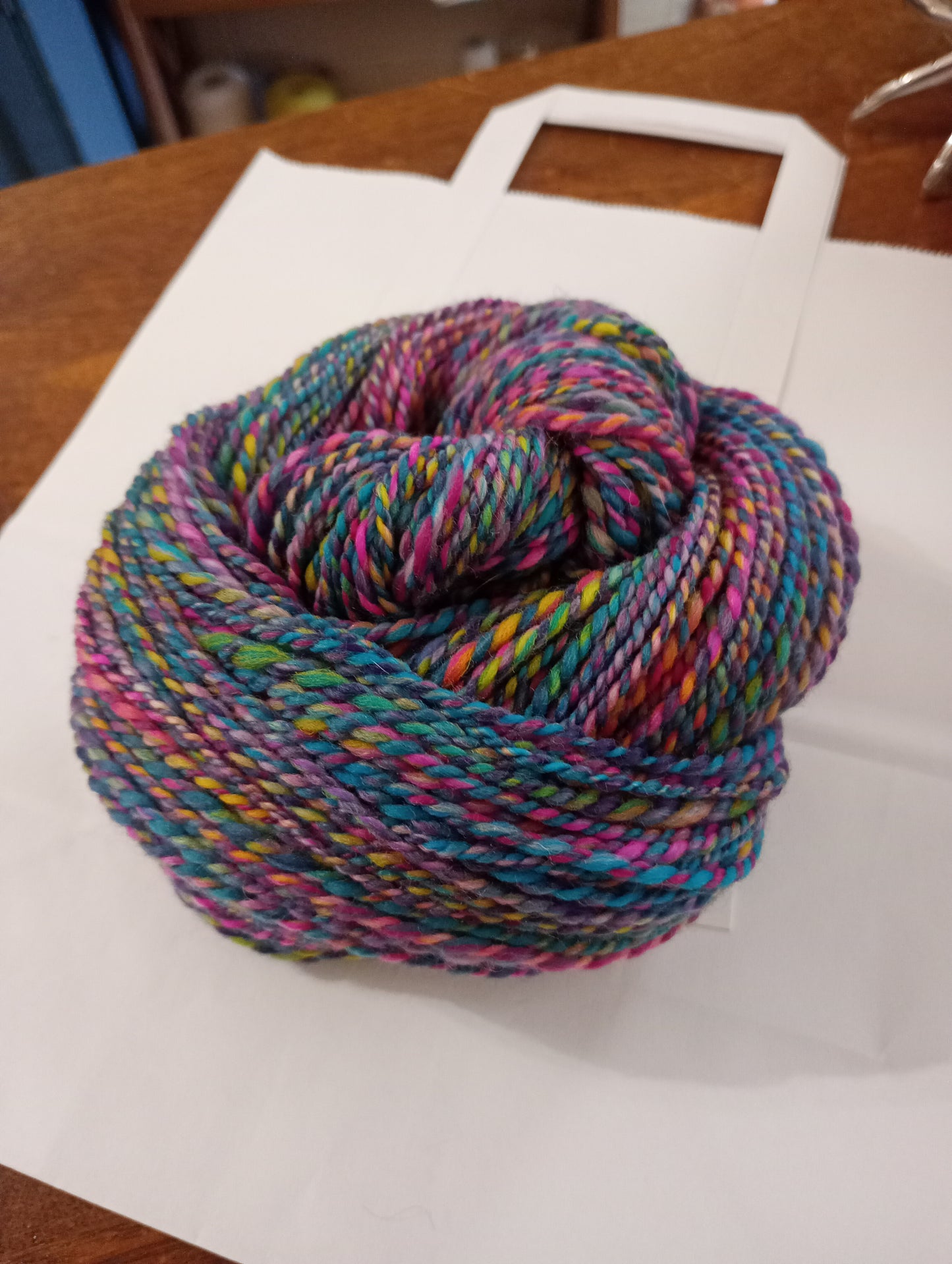 Handspun Yarn Merino Wool 80g