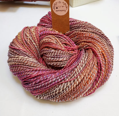 Handspun Merino wool Yarn hand dyed 130g DK