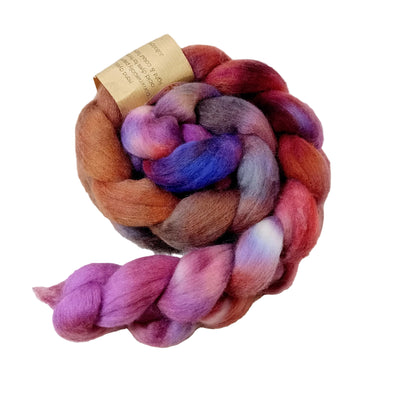 Hand Dyed Merino Wool Top 100g MT68