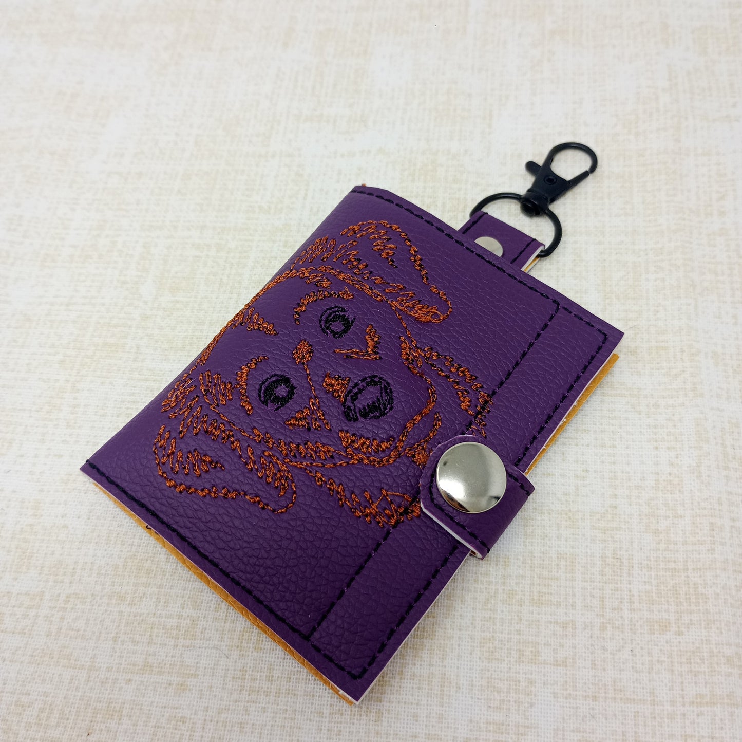 Card Wallet Embroidered Labrador