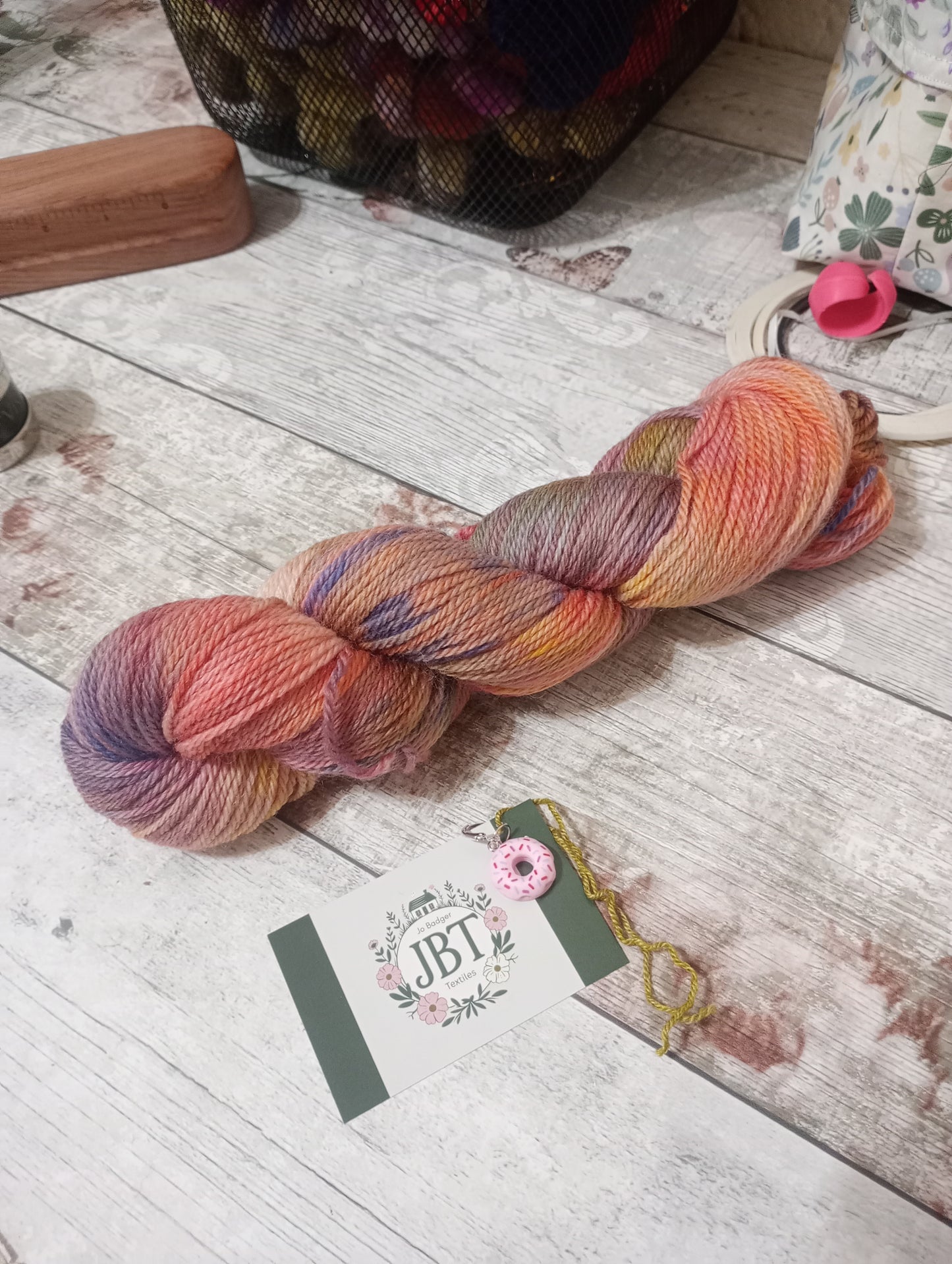 Hand Dyed DK Yarn #112 Falkland Merino wool 100g