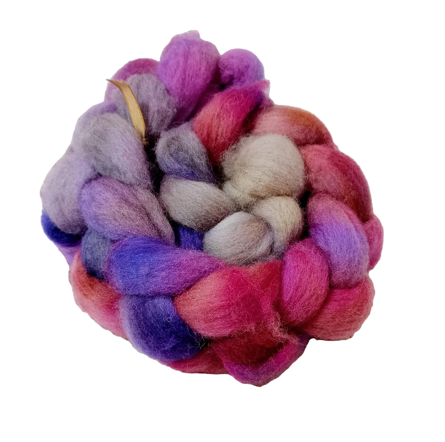 Whitefaced Woodland Hand Dyed Combed Wool Top  100g WW08