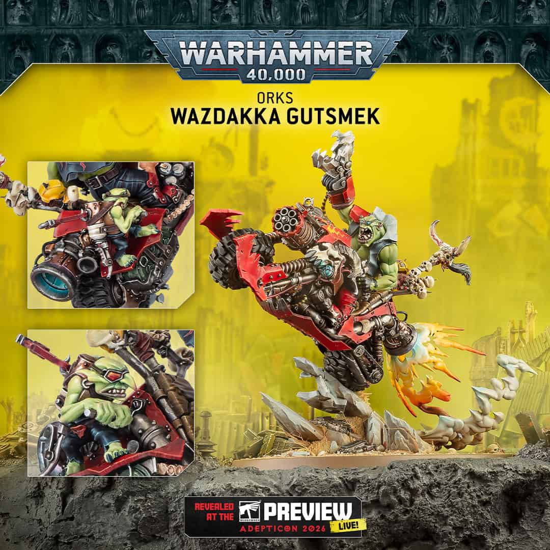 Warhammer 40k Orks Wazdakka Gutsmek