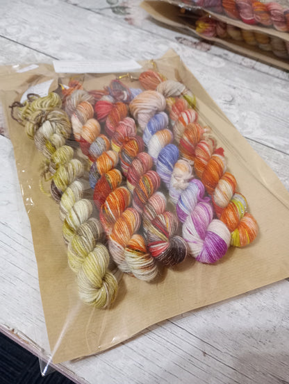 Sparkle mini skein set #5
