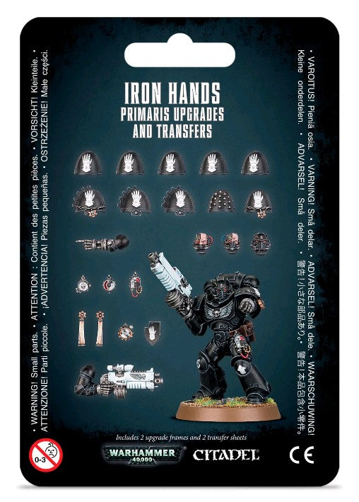 Warhammer 40k Iron Hands Primaris Upgrades and Transfers