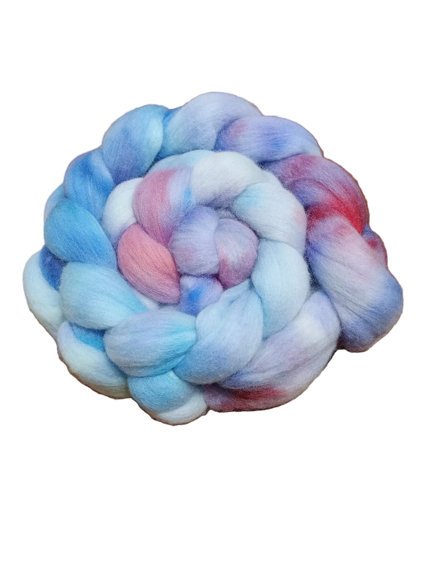 Hand Dyed Merino Wool Top 100g BW01