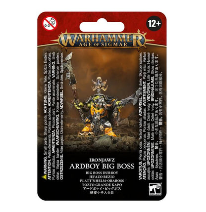 Warhammer age of Sigmar Ironjawz Ardboy Big Boss