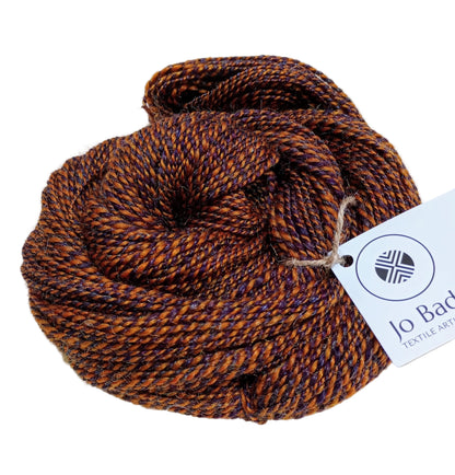 Handspun Yarn Merino Wool & Sparkle 100g 3.5oz  228 Yards