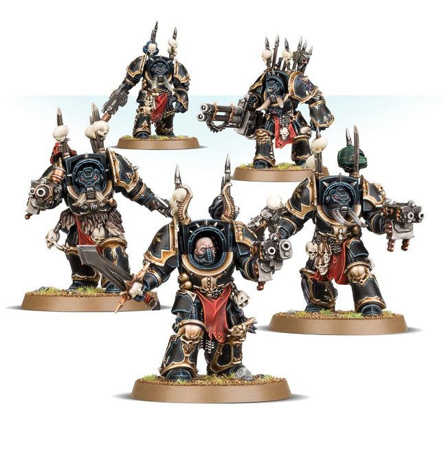 Warhammer 40,000 Space Marines Chaos Terminator Squad