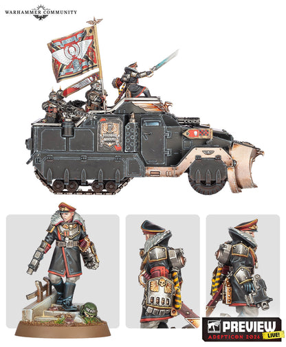 Warhammer 40k Astra Militarum Commissar Graves