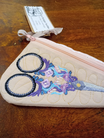 Embroidered Scissors Case