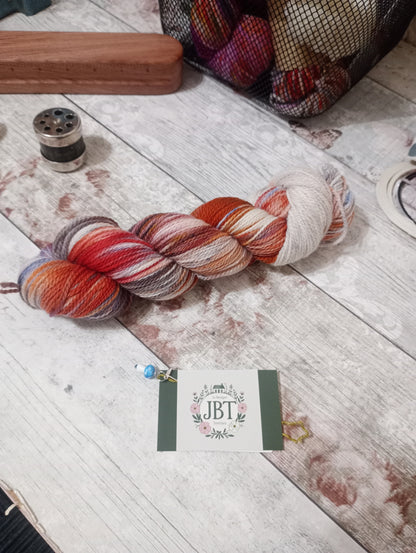 Hand dyed yarn #115 4ply  sw Merino wool & Nylon