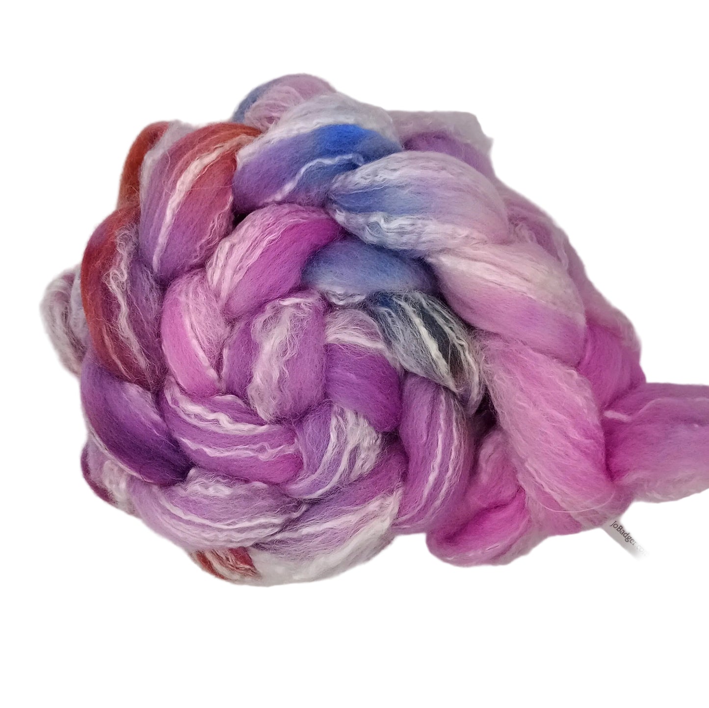 Hand Dyed Merino & Bamboo Wool Top 100g #1
