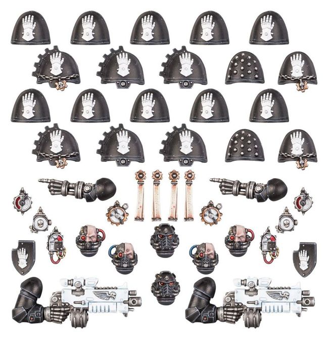 Warhammer 40k Iron Hands Primaris Upgrades and Transfers