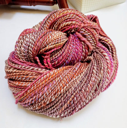 Handspun Merino wool Yarn hand dyed 130g DK