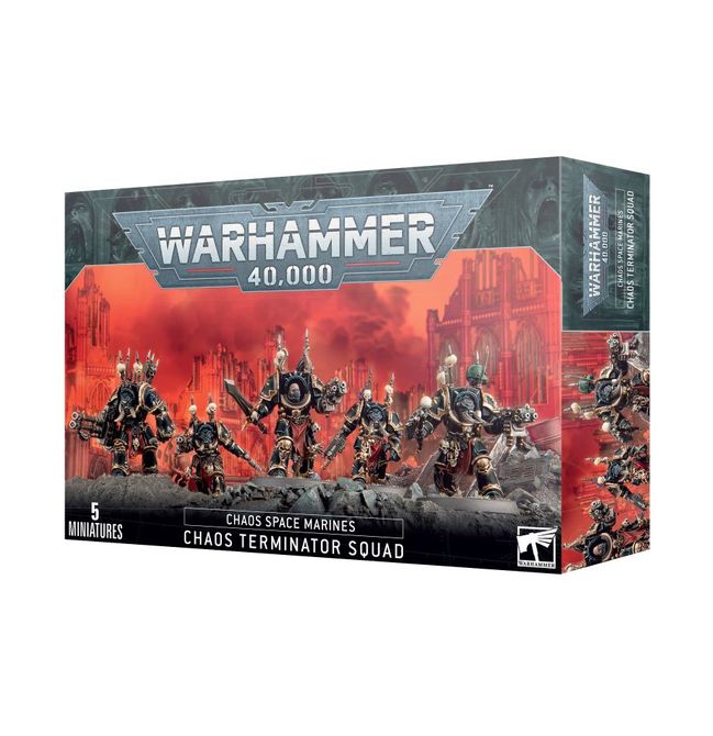 Warhammer 40,000 Space Marines Chaos Terminator Squad