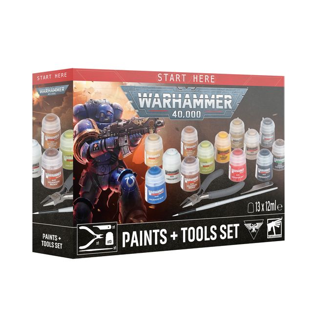 Pre-order Warhammer 40,000: Paint + Tools set