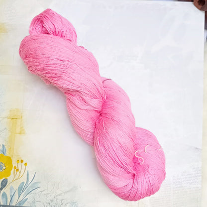 Hand Dyed Mulberry Silk Lace Yarn 180g 2/20nm 1000m per 100g