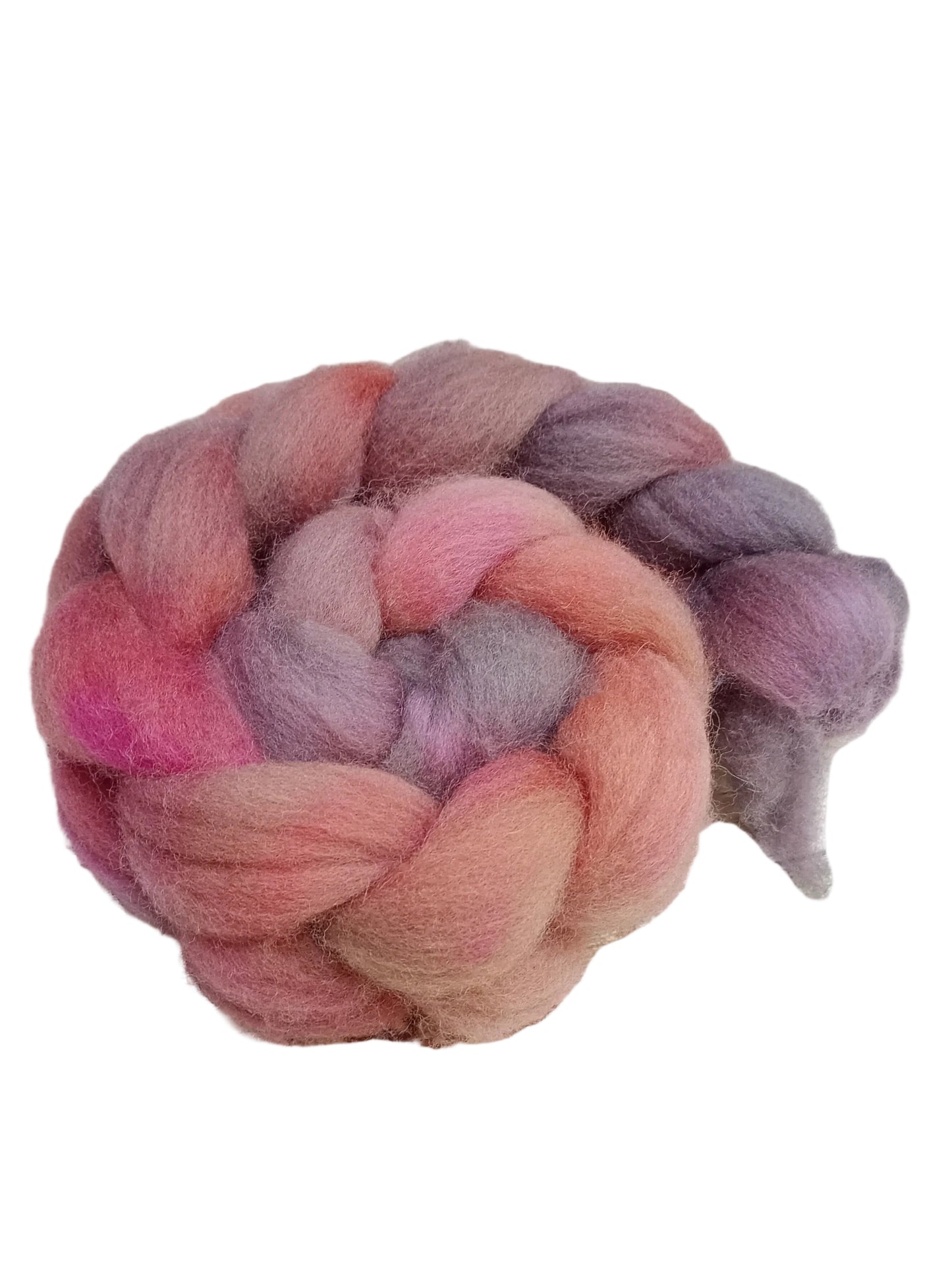 Whitefaced Woodland Hand Dyed Combed Wool Top  100g WW01