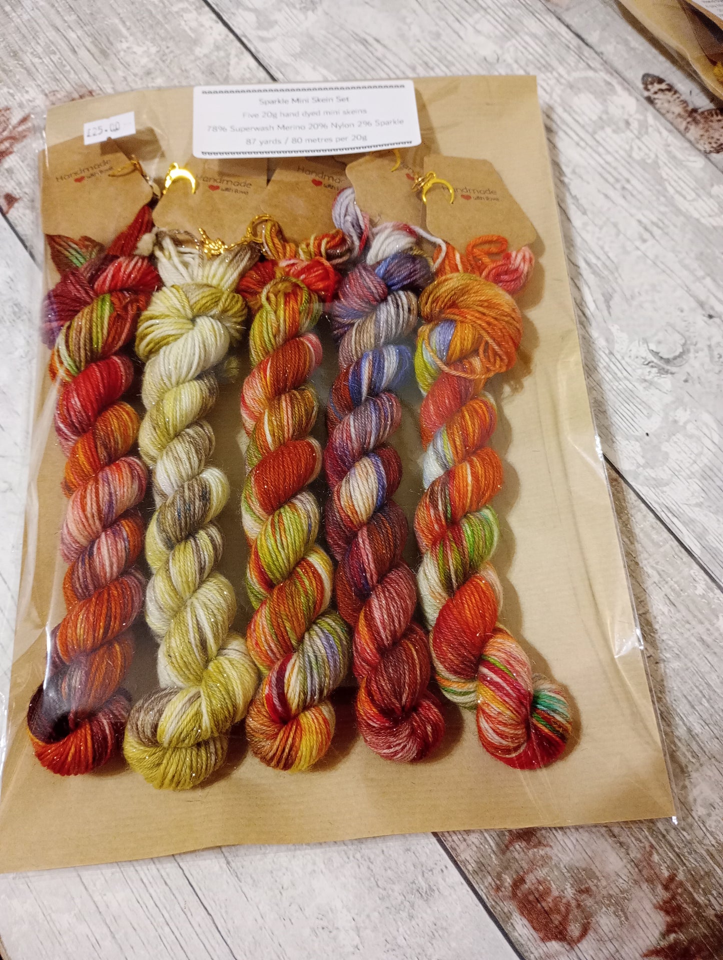 Sparkle mini skein set #4