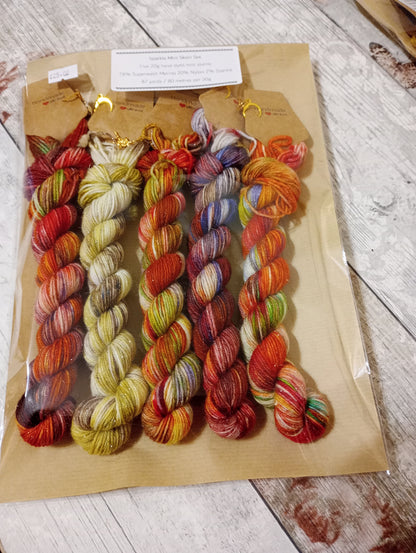 Sparkle mini skein set #4