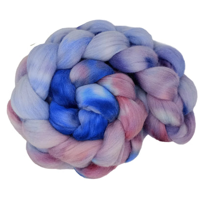 Bluebell Wood Hand Dyed Merino Wool Top 100g BW04