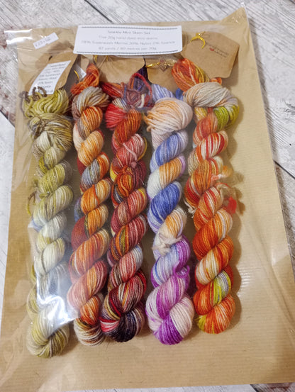 Sparkle mini skein set #5